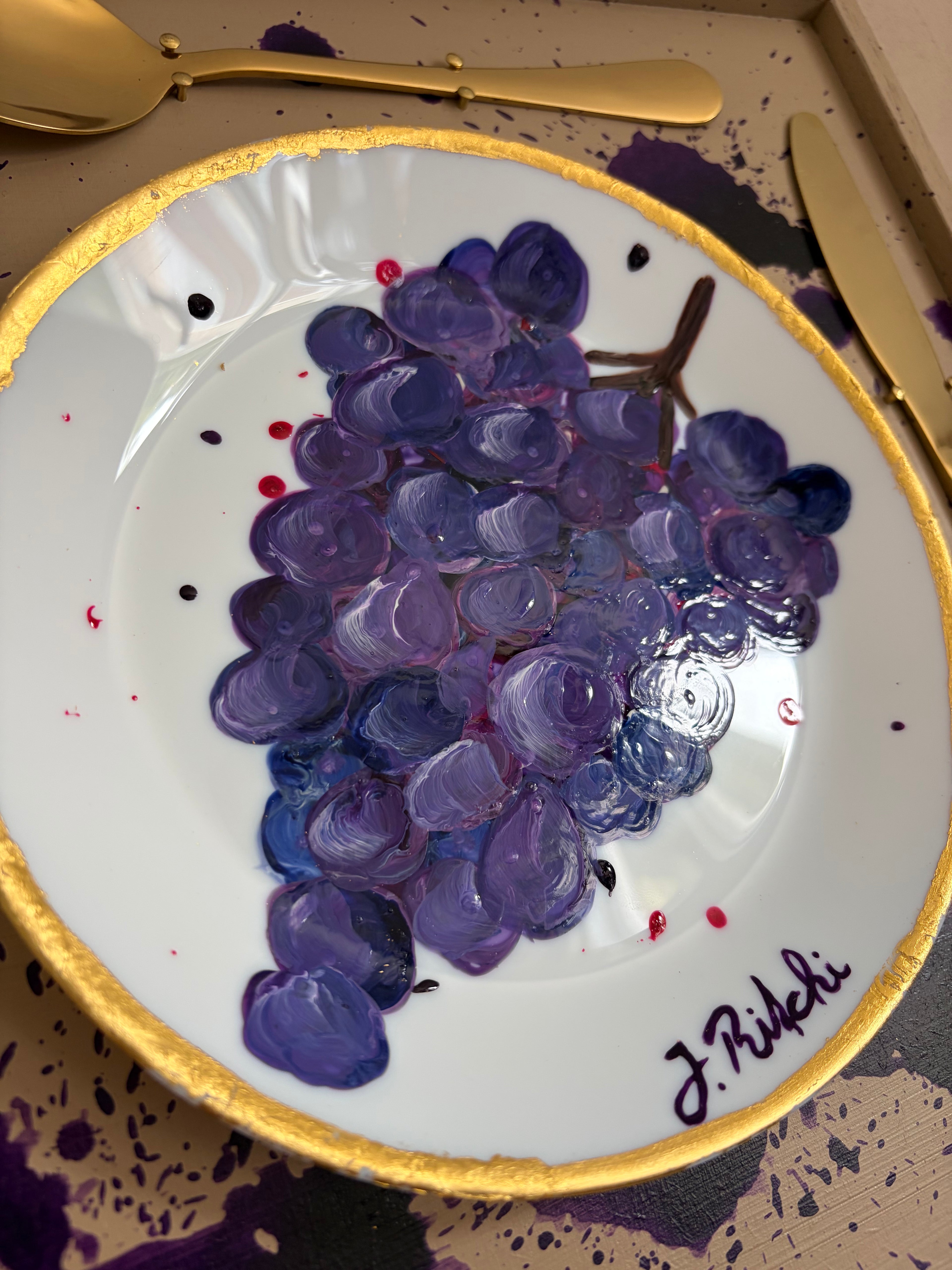 Blue Grapes Beige - Restaurant Watertoren