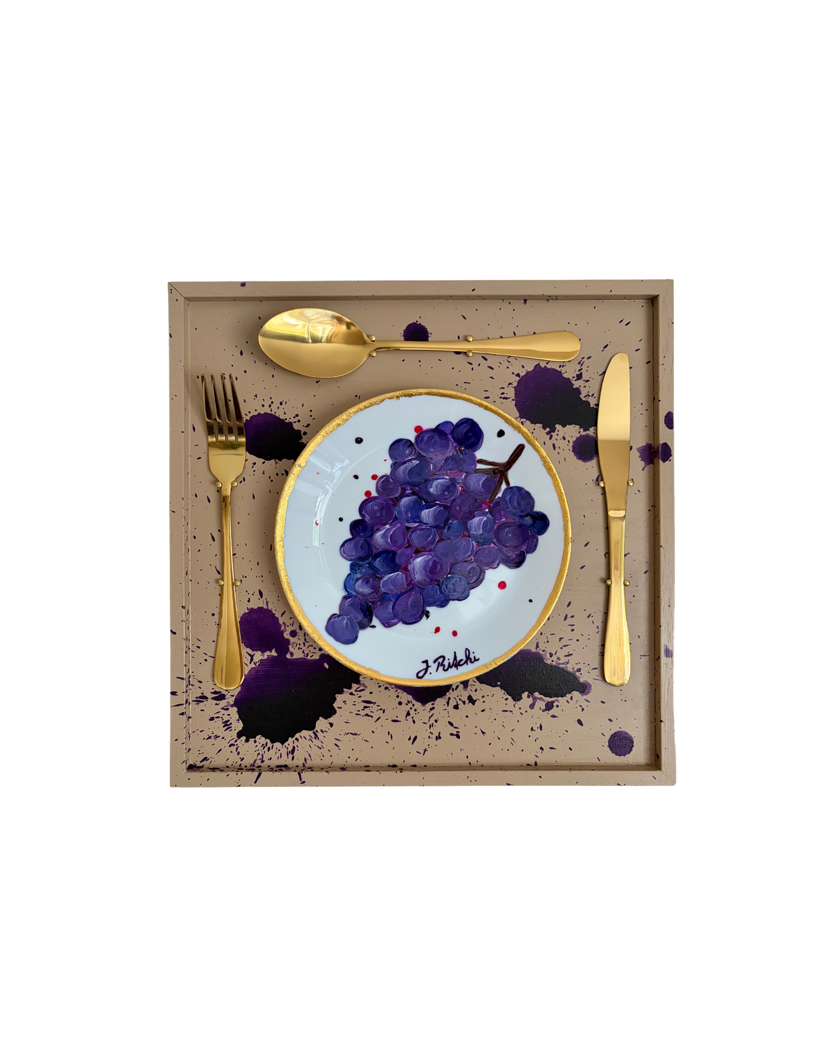 Blue Grapes Beige - Restaurant Watertoren