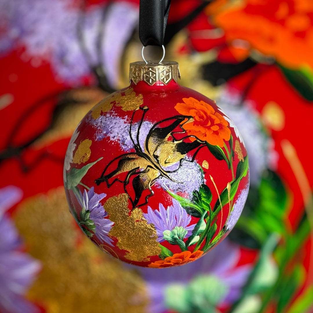 Kerstbal | Wine red